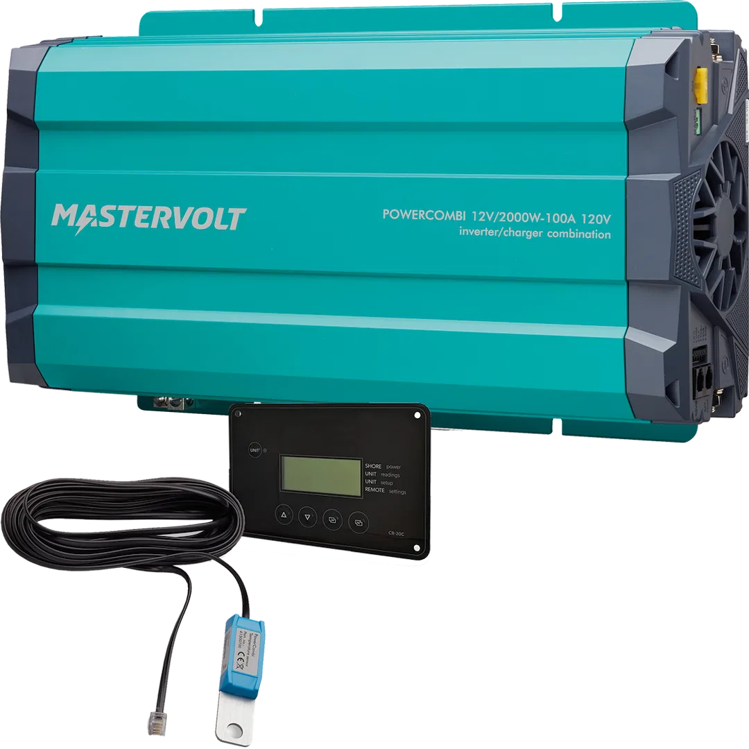 36212001 – MASTERVOLT Power Inverter, Pure Sine Wave Inverts 12 Volt DC To 120 Volt AC 2000 Continuous Watts/ 4000 Su...